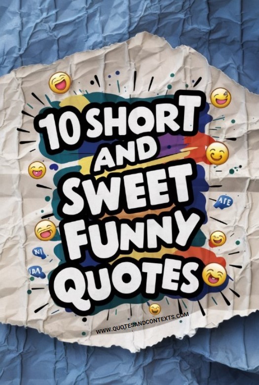 10 Short And Sweet Funny Quotes For Your Daily Laugh
