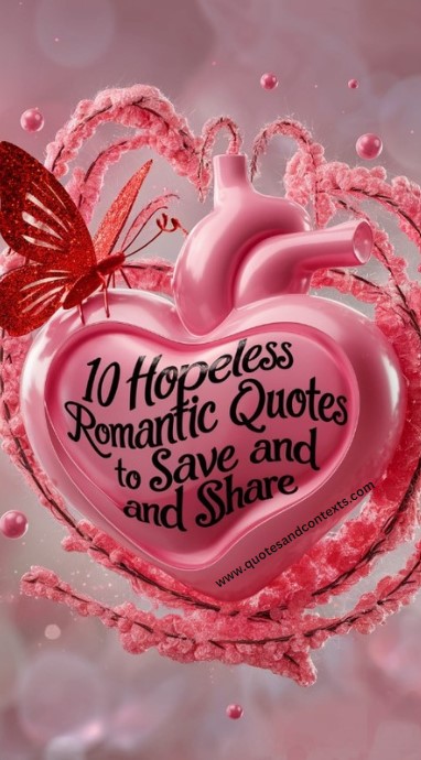 10 Hopeless Romantic Quotes To Save And Share