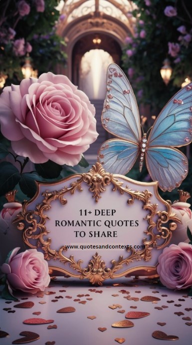 11+ Deep Romantic Quotes To Share