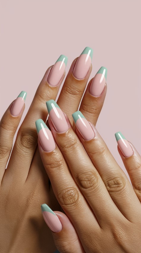 Classic French Tips with a Twist - French Tip Nails