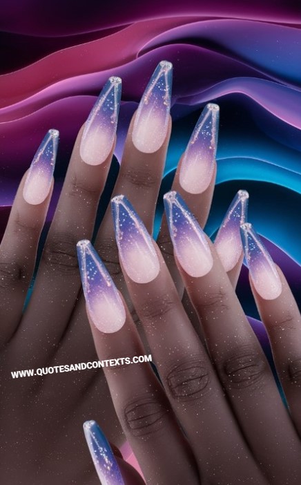 Dreamy Gradient Ethereal Nails