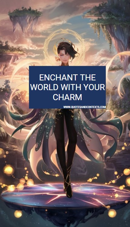 Enchant the world with your charm