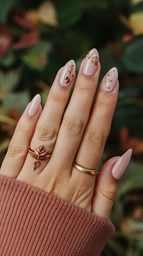 Fall Foliage Romance - Fall Nail Designs