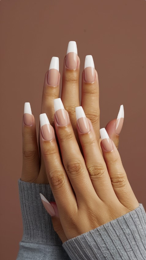 French Ombre Nails - French Tip Nails