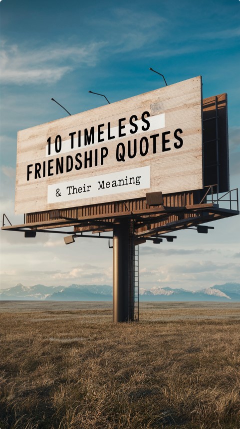 Friendship Quotes - 10 Timeless Friendship Quotes & Their Meaning