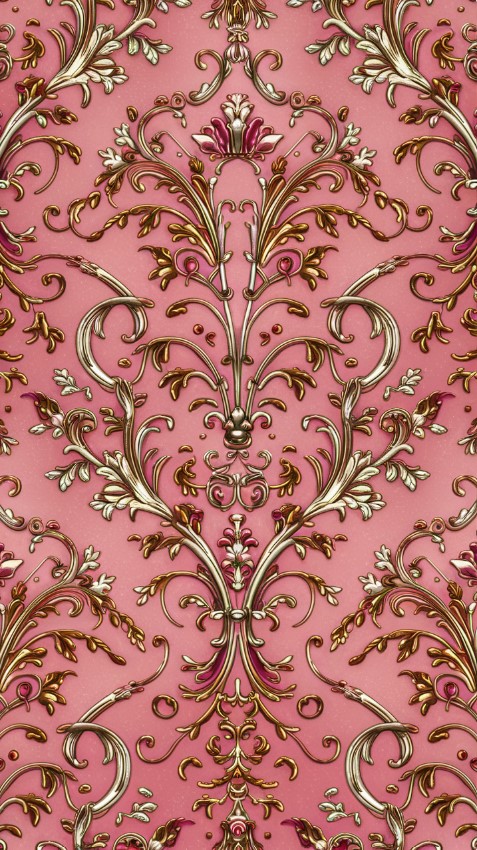 Intricate and elegant designs with a vintage feel, updated in pink tones.