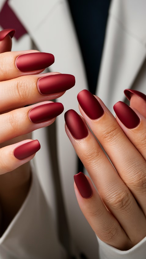 Cherry Blossom Red - Red Nails