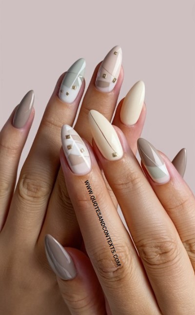 Minimalist Almond Nails