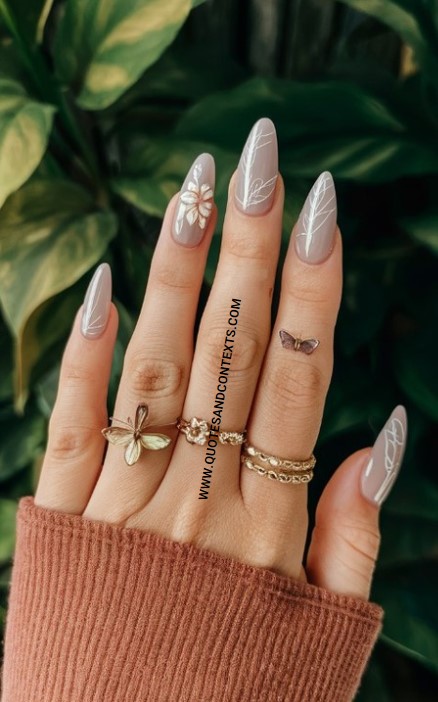 Nature-Inspired Ethereal Nails