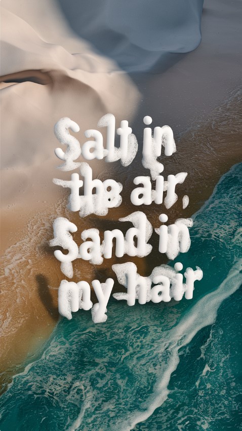 Quotes And Contexts -- Salt in the air, sand in my hair 1