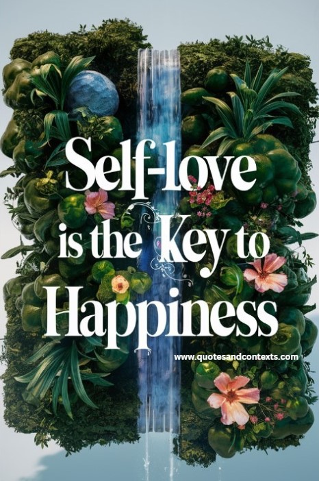 Self-love is the key to happiness - Self Love Quotes