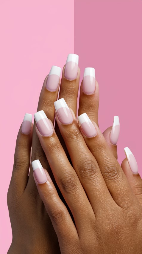 Soft Pink Ombre - Pink Nails