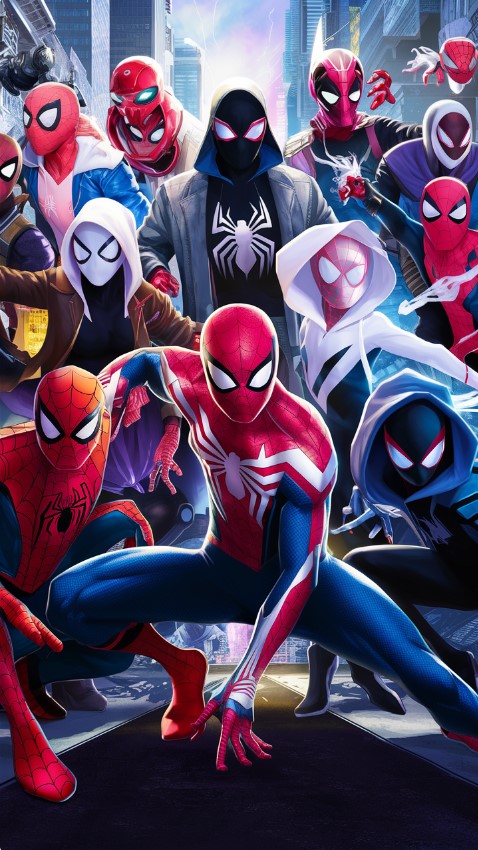 Spiderman’s Spider-Verse Ensemble