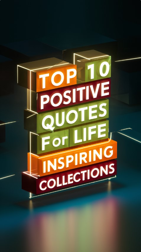 Top 10 Positive Quotes for Life - Inspiring Collections