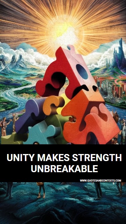 Unity makes strength unbreakable