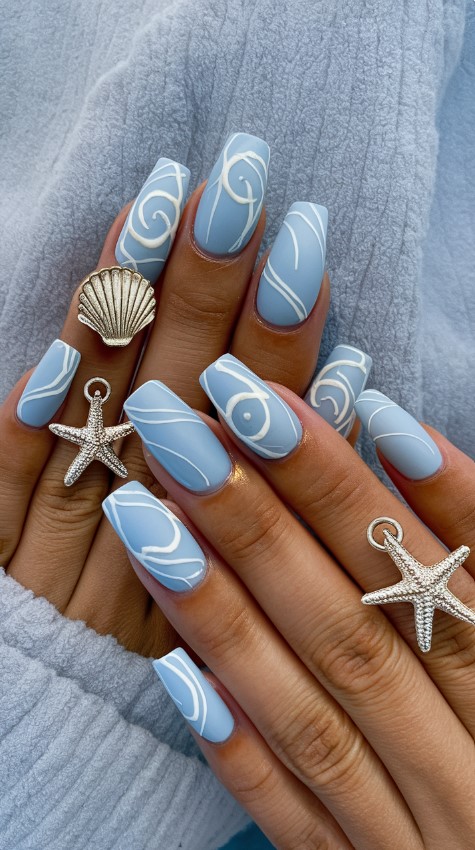 Vacation Nails - Beach Waves