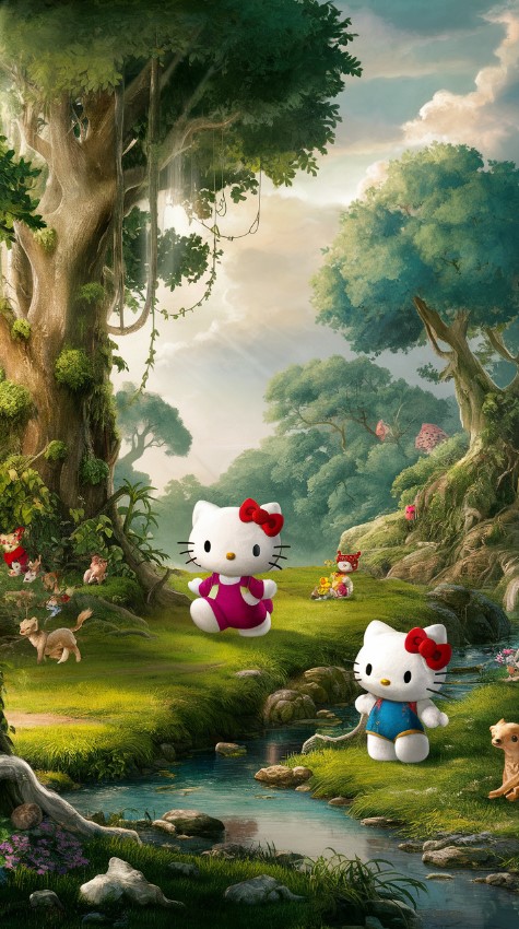 Hello Kitty and Nature - Hello Kitty Wallpapers