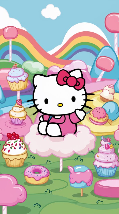 Hello Kitty and Sweet Treats - Hello Kitty Wallpapers