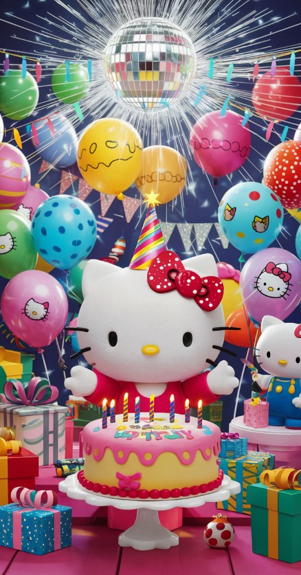 Hello Kitty’s Birthday Party - Hello Kitty Wallpapers