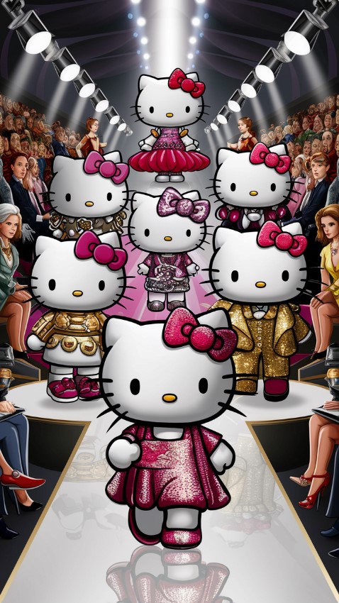 Hello Kitty’s Fashion Show - Hello Kitty Wallpapers