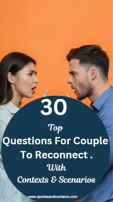 Questions For Couple To Reconnect