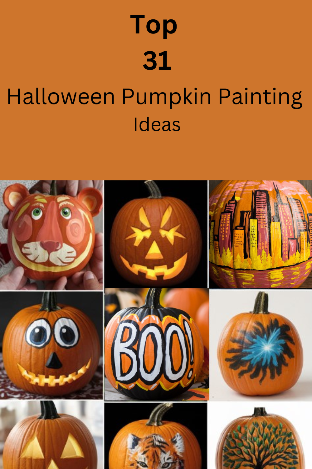 Top 31 Halloween Pumpkin Painting Ideas