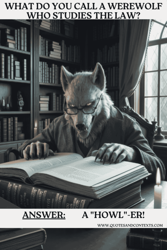 What do you call a werewolf who studies the law 2