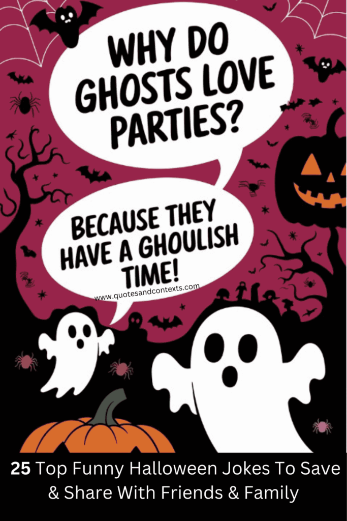 Why do ghosts love parties