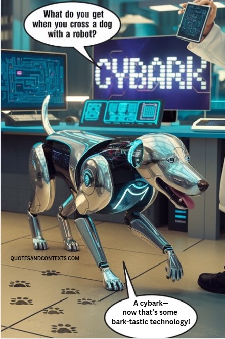 Dad Jokes - What do you get when you cross a dog with a robot